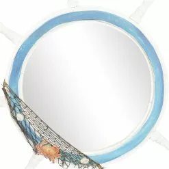 Grayson Lane 24.5-in L X 24.5-in W Round White Framed Wall Mirror -GRAYSON LANE SHOP 330941210 AlternateImage3