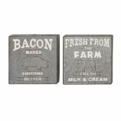 Grayson Lane 16-in H X 16-in W Farmhouse Metal Sign Wall Accent - Set Of 2 -GRAYSON LANE SHOP 330941235 AlternateImage7