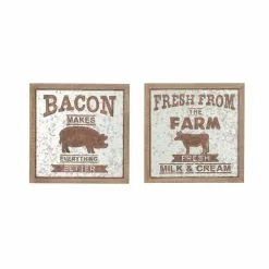 Grayson Lane 18-in H X 18-in W Farmhouse Metal Sign Wall Accent - Set Of 2 9 Grayson Lane 18-in H X 18-in W Farmhouse Metal Sign Wall Accent - Set Of 2 -GRAYSON LANE SHOP 330941262 AlternateImage7