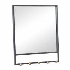 Grayson Lane 24-in L X 20-in W Square Black Framed Wall Mirror 9 Grayson Lane 24-in L X 20-in W Square Black Framed Wall Mirror -GRAYSON LANE SHOP 330941274 AlternateImage5