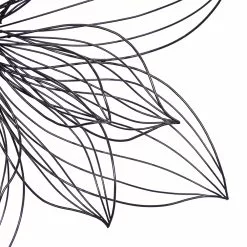 Grayson Lane 29-in H X 29-in W Modern Metal Flower Wall Accent