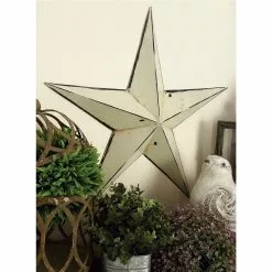 Grayson Lane 24-in H X 24-in W Rustic Metal Cream Stars Wall Accent - Set Of 3 8 Grayson Lane 24-in H X 24-in W Rustic Metal Cream Stars Wall Accent - Set Of 3 -GRAYSON LANE SHOP 330941288 AlternateImage2