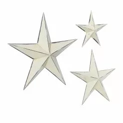 Grayson Lane 24-in H X 24-in W Rustic Metal Cream Stars Wall Accent - Set Of 3 9 Grayson Lane 24-in H X 24-in W Rustic Metal Cream Stars Wall Accent - Set Of 3 -GRAYSON LANE SHOP 330941288 AlternateImage7