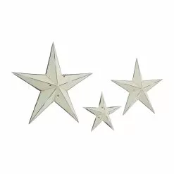 Grayson Lane 24-in H X 24-in W Rustic Metal Cream Stars Wall Accent - Set Of 3 10 Grayson Lane 24-in H X 24-in W Rustic Metal Cream Stars Wall Accent - Set Of 3 -GRAYSON LANE SHOP 330941288 MainImage 001