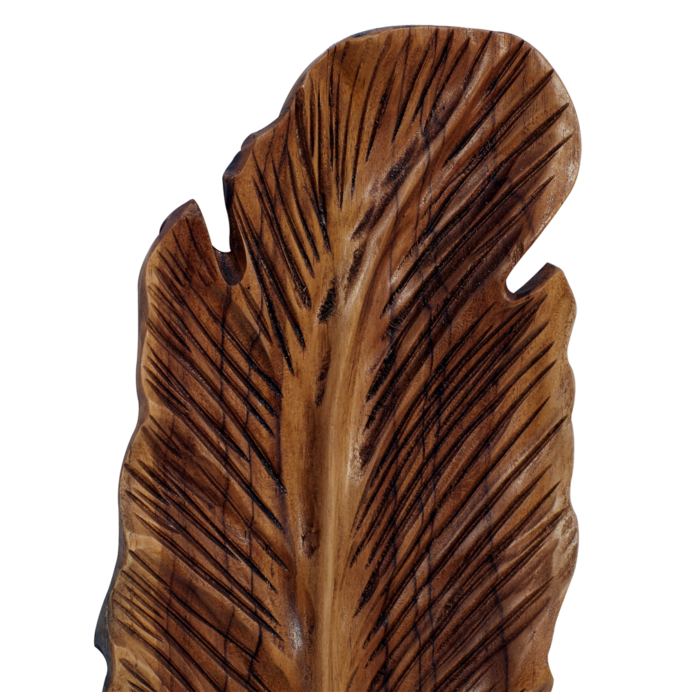 Grayson Lane 27.25-in H X 6.95-in W Rustic Wood Feather Wall Accent - Set Of 3 6 Grayson Lane 27.25-in H X 6.95-in W Rustic Wood Feather Wall Accent - Set Of 3 - Image 6