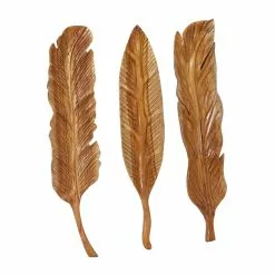Grayson Lane 27.25-in H X 6.95-in W Rustic Wood Feather Wall Accent - Set Of 3 8 Grayson Lane 27.25-in H X 6.95-in W Rustic Wood Feather Wall Accent - Set Of 3 -GRAYSON LANE SHOP 330941314 AlternateImage7