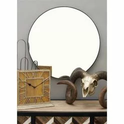 Grayson Lane 24-in L X 24-in W Round Black Framed Wall Mirror 6 Grayson Lane 24-in L X 24-in W Round Black Framed Wall Mirror -GRAYSON LANE SHOP 330941333 AlternateImage1