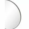 Grayson Lane 24-in L X 24-in W Round Black Framed Wall Mirror