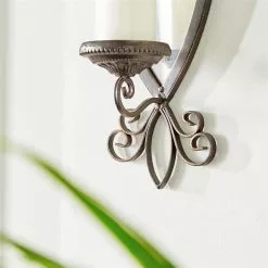 Grayson Lane 1 Candle Metal Sconce Candle Holder -GRAYSON LANE SHOP 330941345 AlternateImage2