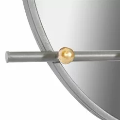 Grayson Lane 24-in L X 26-in W Round Silver Framed Wall Mirror -GRAYSON LANE SHOP 330941380 AlternateImage3