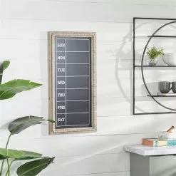 Grayson Lane 31.5-in H X 16-in W Farmhouse Chalkboard Wood Wall Accent