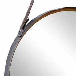 Grayson Lane 33-in L X 20-in W Round Gold Framed Wall Mirror -GRAYSON LANE SHOP 330941395 AlternateImage4