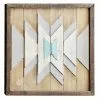 Grayson Lane 20-in H X 20-in W Abstract Wood Wall Accent