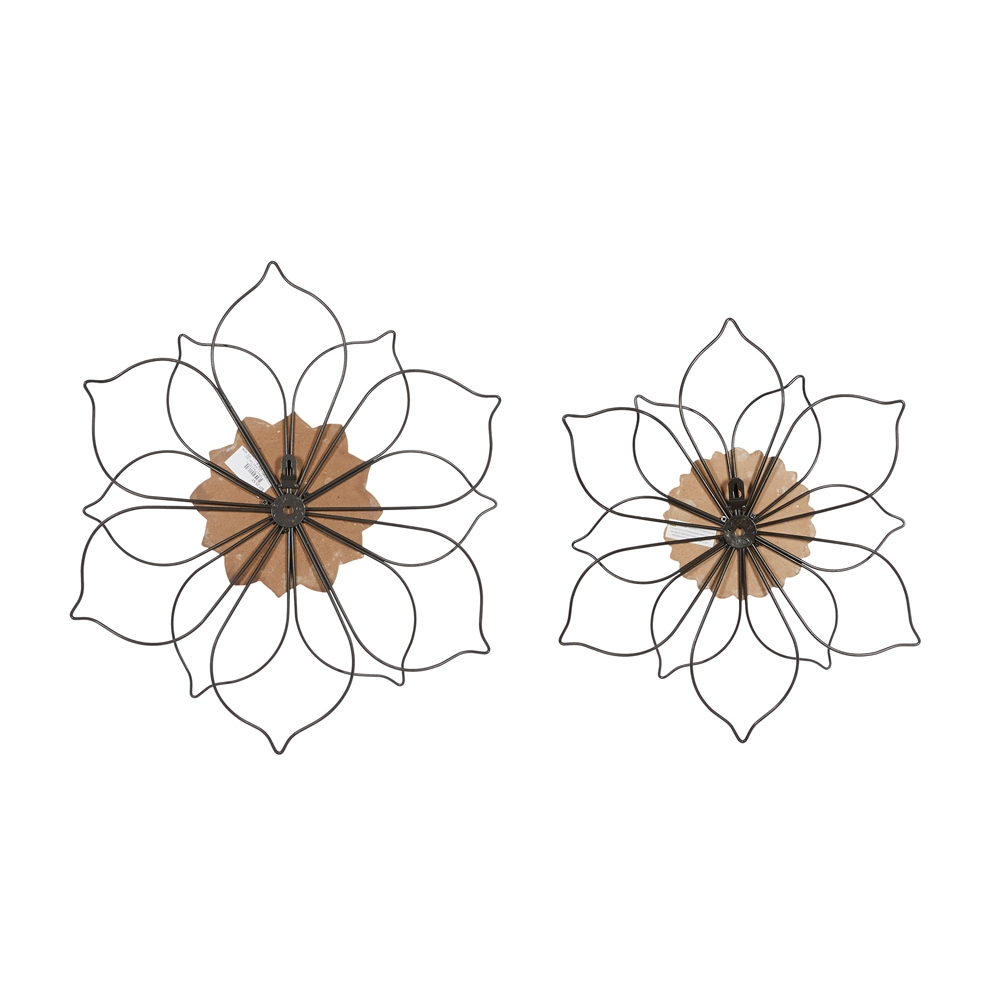 Grayson Lane 20.3-in H X 17.7-in W Ornamental Metal Wall Accent - Set Of 2 4 Grayson Lane 20.3-in H X 17.7-in W Ornamental Metal Wall Accent - Set Of 2 - Image 4