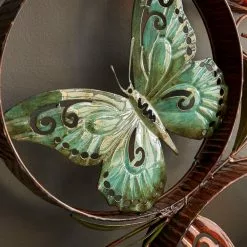 Grayson Lane 36-in H X 22-in W Butterflies Metal Wall Accent