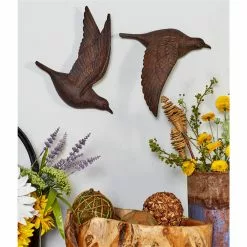 Grayson Lane 11-in H X 11-in W Brown Birds Resin Wall Accent - Set Of 3 -GRAYSON LANE SHOP 330941581 AlternateImage3