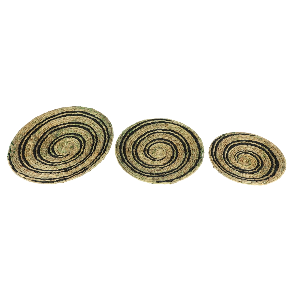 Grayson Lane 24-in H X 24-in W Traditional Abstract Metal Wall Accent - Set Of 3 1 Grayson Lane 24-in H X 24-in W Traditional Abstract Metal Wall Accent - Set Of 3