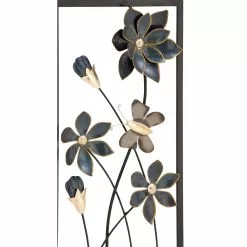 Grayson Lane 28-in H X 12-in W Traditional Floral Metal Wall Accent - Set Of 2