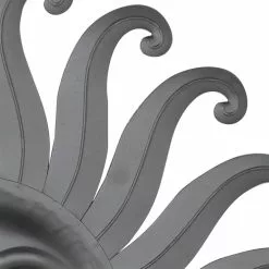 Grayson Lane 30-in H X 30-in W Rustic Iron Sun Wall Accent