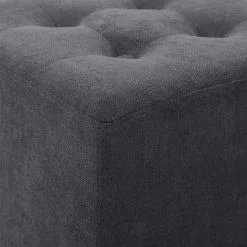 Grayson Lane Modern Grey Polyester Square Ottoman -GRAYSON LANE SHOP 330941646 AlternateImage3