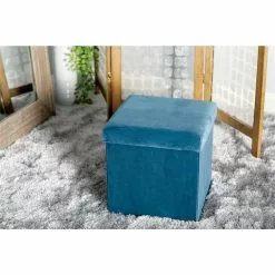 Grayson Lane Modern Turquoise Polyester Square Integrated Storage Ottoman 9 Grayson Lane Modern Turquoise Polyester Square Integrated Storage Ottoman -GRAYSON LANE SHOP 330942288 AlternateImage1