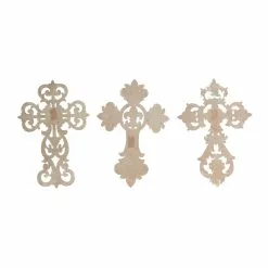 Grayson Lane 16-in H X 11.75-in W Religious/Spiritual Wood Wall Accent - Set Of 3 -GRAYSON LANE SHOP 330942291 AlternateImage8