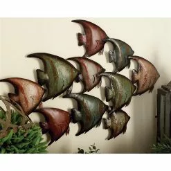Grayson Lane 18-in H X 26-in W Fishes Metal Wall Accent 13 Grayson Lane 18-in H X 26-in W Fishes Metal Wall Accent -GRAYSON LANE SHOP 330942294 AlternateImage2