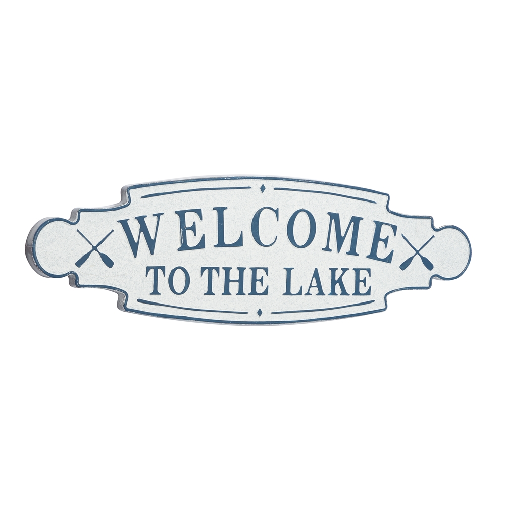 Grayson Lane 11-in H X 36-in W Coastal Metal Wall Accent 1 Grayson Lane 11-in H X 36-in W Coastal Metal Wall Accent