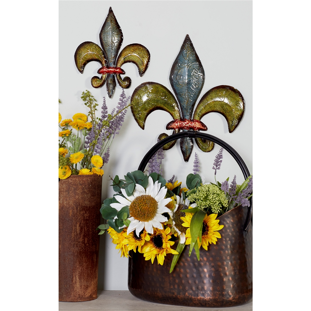 Grayson Lane 15-in H X 13-in W Traditional Metal Wall Accent - Set Of 3 3 Grayson Lane 15-in H X 13-in W Traditional Metal Wall Accent - Set Of 3 - Image 3