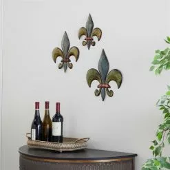 Grayson Lane 15-in H X 13-in W Traditional Metal Wall Accent - Set Of 3
