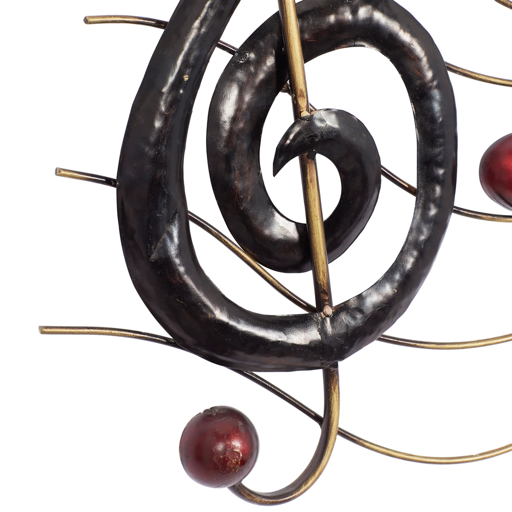 Grayson Lane 18-in H X 26-in W Entertainment Metal Wall Accent 5 Grayson Lane 18-in H X 26-in W Entertainment Metal Wall Accent - Image 5