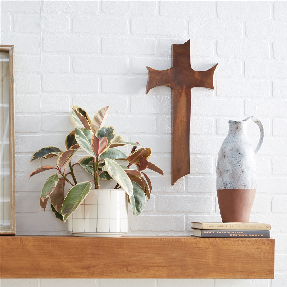 Grayson Lane 20-in H X 10-in W Religious/Spiritual Wood Wall Accent 5 Grayson Lane 20-in H X 10-in W Religious/Spiritual Wood Wall Accent - Image 5