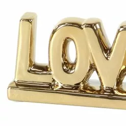 Grayson Lane Glam Silver/Gold Porcelain Love Sign Tabletop Decoration - Set Of 2 -GRAYSON LANE SHOP 330942472 AlternateImage5