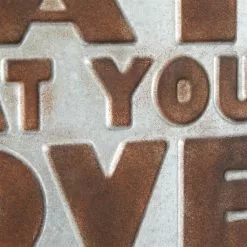 Grayson Lane 21-in H X 14-in W Farmhouse Metal Wall Accent