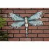 Grayson Lane 16-in H X 25-in W Dragonfly Metal Wall Accent