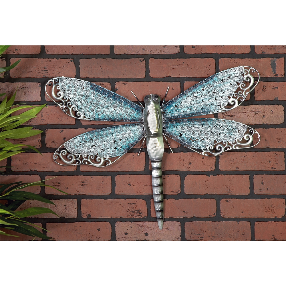 Grayson Lane 16-in H X 25-in W Dragonfly Metal Wall Accent 1 Grayson Lane 16-in H X 25-in W Dragonfly Metal Wall Accent