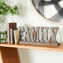 Grayson Lane Industrial Antique Black MDF Family Sign Tabletop Decoration -GRAYSON LANE SHOP 330942585 AlternateImage3