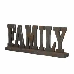 Grayson Lane Industrial Antique Black MDF Family Sign Tabletop Decoration -GRAYSON LANE SHOP 330942585 AlternateImage7