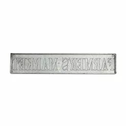 Grayson Lane 10-in H X 36.4-in W Farmhouse Metal Wall Accent