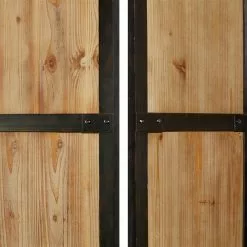 Grayson Lane 3-Panel Brown Wood Folding Country Room Divider -GRAYSON LANE SHOP 330944713 AlternateImage4