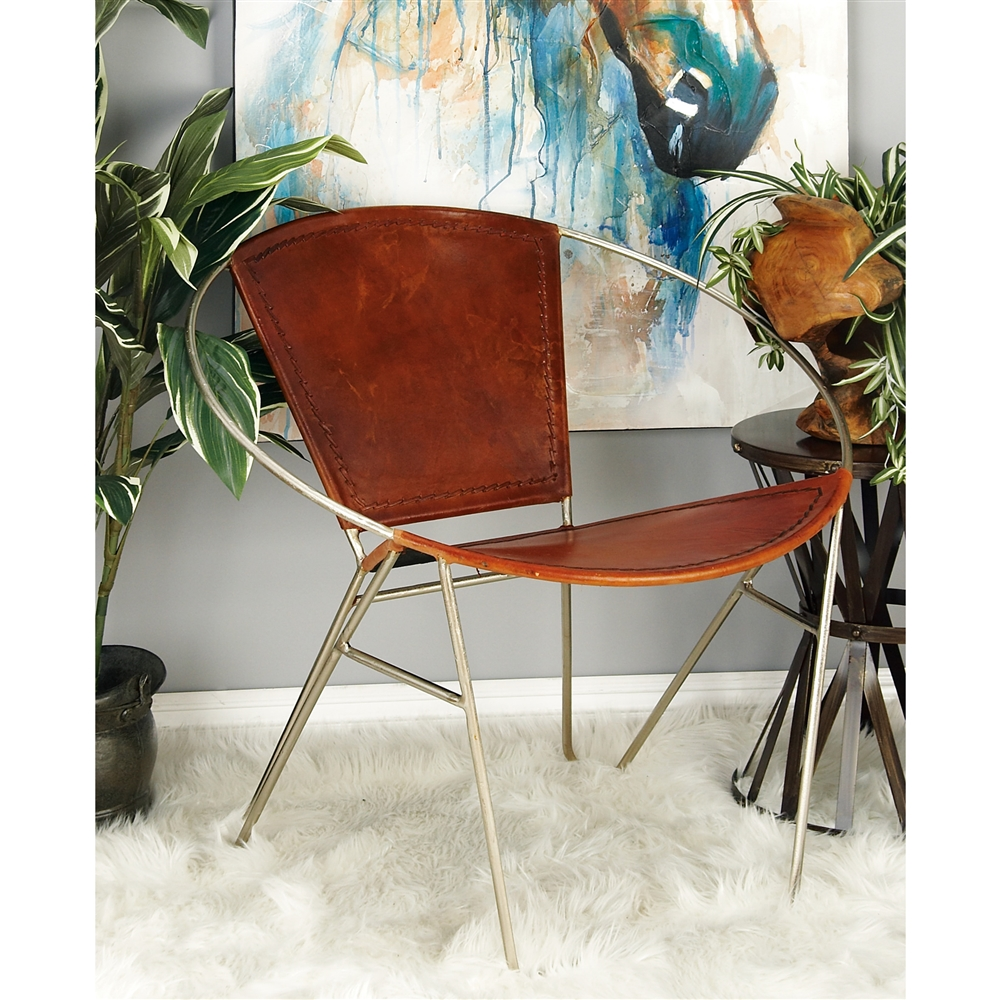 Grayson Lane Modern Brown Accent Chair 7 Grayson Lane Modern Brown Accent Chair - Image 7