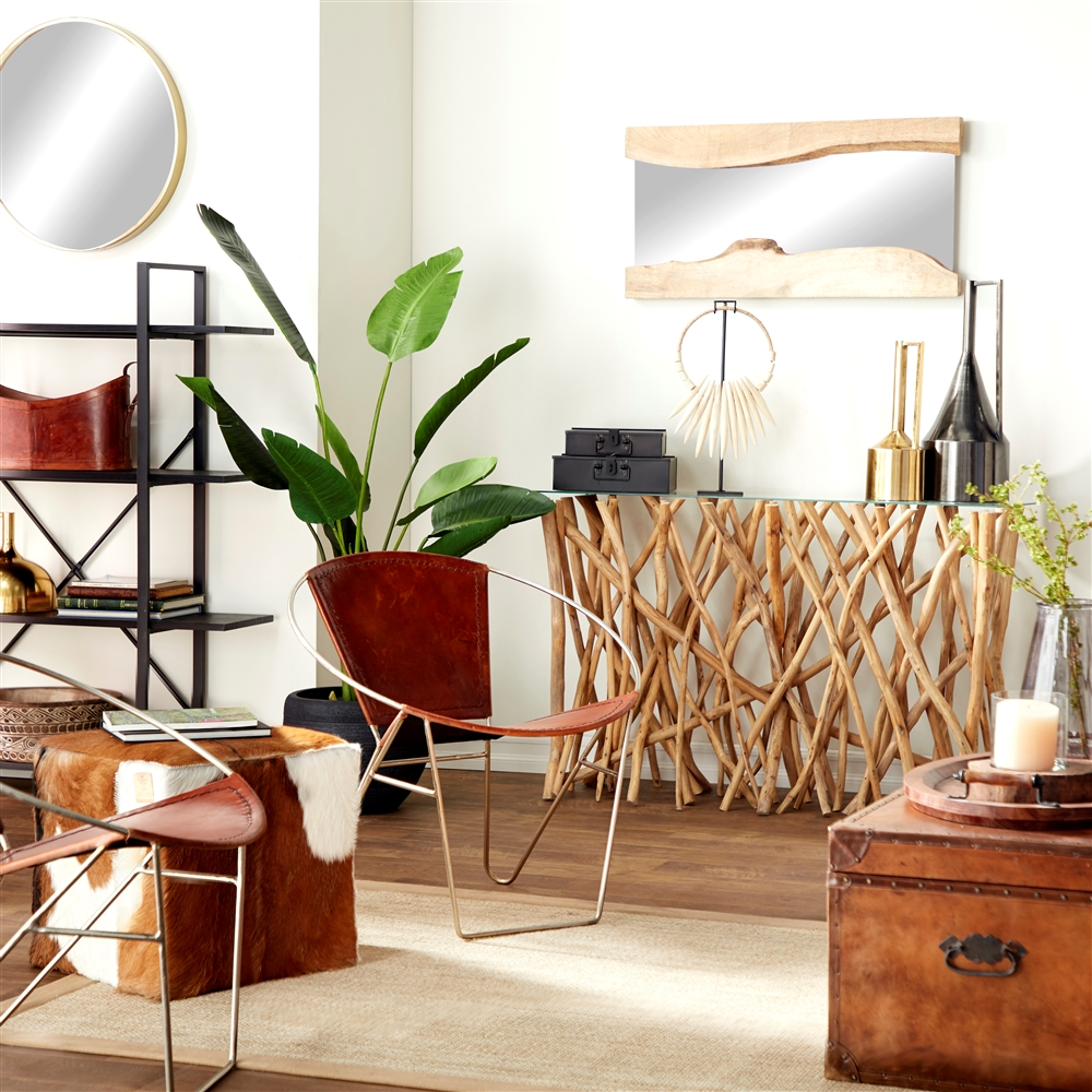 Grayson Lane Modern Brown Accent Chair 4 Grayson Lane Modern Brown Accent Chair - Image 4