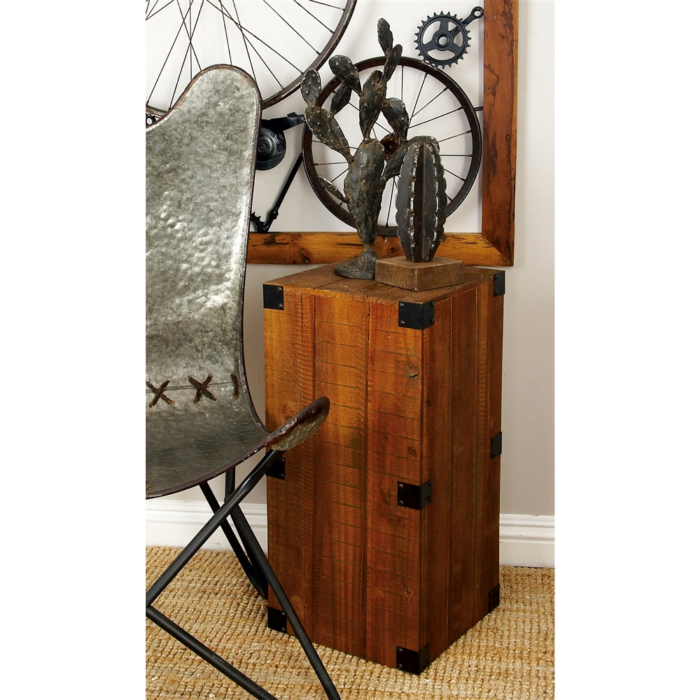 Grayson Lane Brown Wood Accent Table Set - 5-Piece 3 Grayson Lane Brown Wood Accent Table Set - 5-Piece - Image 3