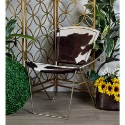 Grayson Lane Modern Black And White Accent Chair
