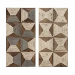 Grayson Lane 19-in X 40-in Abstract Metal Wall Accent - Set Of 2 8 Grayson Lane 19-in X 40-in Abstract Metal Wall Accent - Set Of 2 -GRAYSON LANE SHOP 330944738 MainImage 001