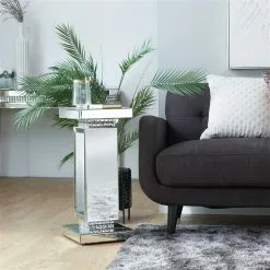 Grayson Lane Silver Glam Mirror Square End Table 12 Grayson Lane Silver Glam Mirror Square End Table -GRAYSON LANE SHOP 330944746 AlternateImage1