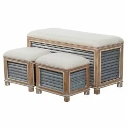 Grayson Lane 20-in X 38-in Farmhouse Light Brown Storage Bench 9 Grayson Lane 20-in X 38-in Farmhouse Light Brown Storage Bench -GRAYSON LANE SHOP 330944749 AlternateImage6