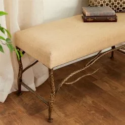 Grayson Lane 20-in X 40-in Farmhouse Brown Accent Bench 6 Grayson Lane 20-in X 40-in Farmhouse Brown Accent Bench -GRAYSON LANE SHOP 330944805 AlternateImage3