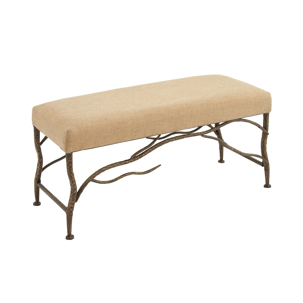 Grayson Lane 20-in X 40-in Farmhouse Brown Accent Bench 1 Grayson Lane 20-in X 40-in Farmhouse Brown Accent Bench