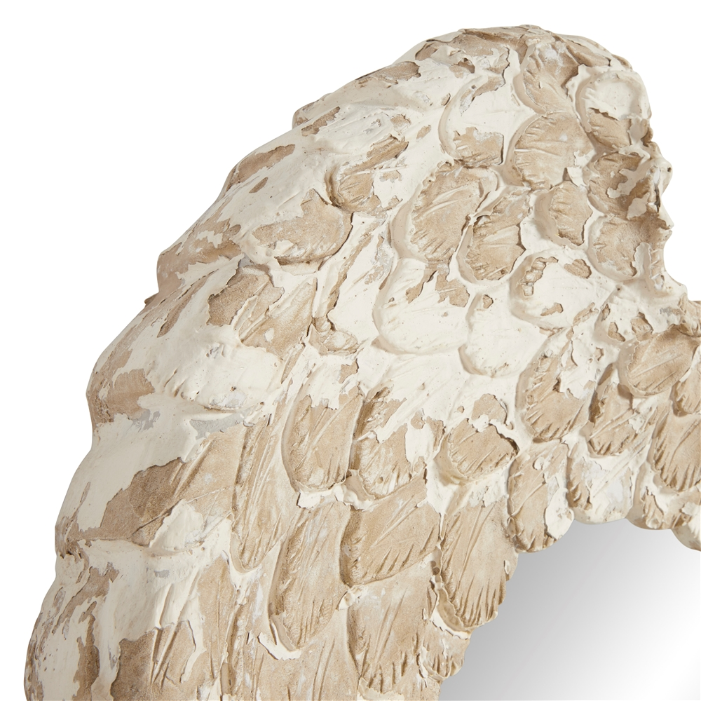 Grayson Lane 44-in X 31.5-in Oval White Framed Wall Mirror 2 Grayson Lane 44-in X 31.5-in Oval White Framed Wall Mirror - Image 2